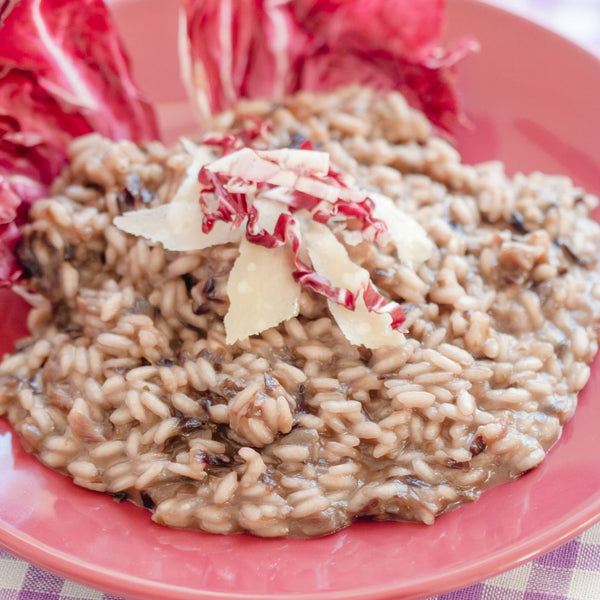 Risotto radicchio e fichi