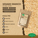 Sesamo bianco in semi interi 250g