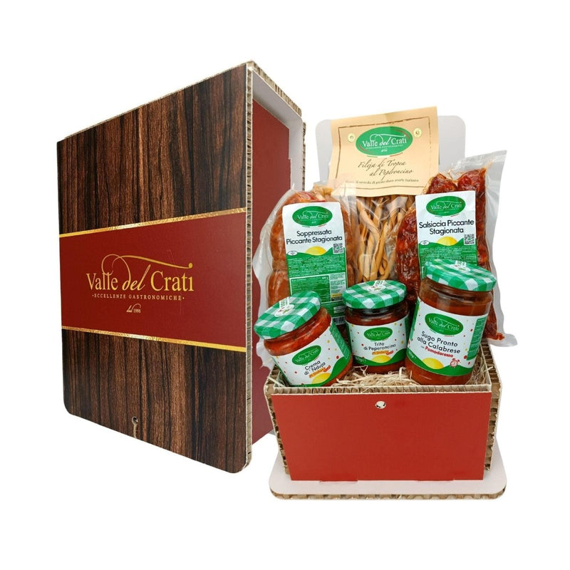 Box Regalo Natale - Speciale Piccante con 6 prodotti - Valle del Crati