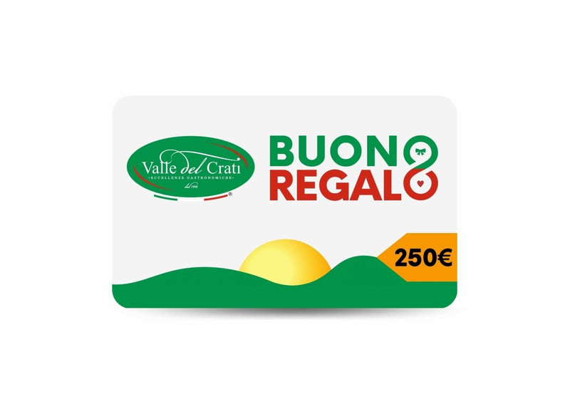 Buono Regalo | Da 20 a 250€ - Valle del Crati