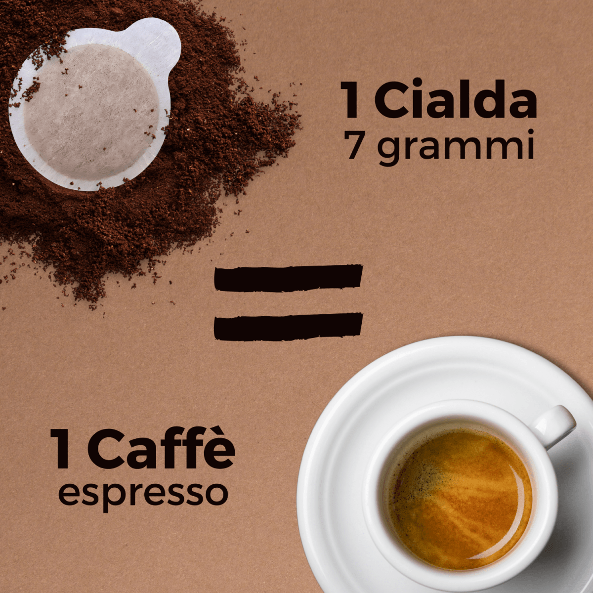 Caffè Sorsonero 150 Coffee Pads ESE 44mm, image size:1200x1200