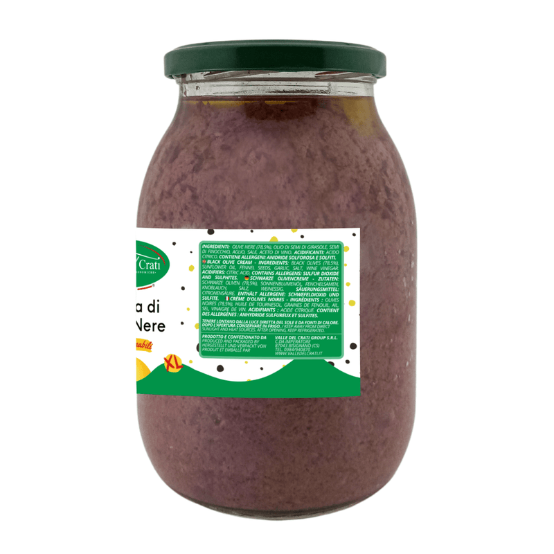Crema di Olive Nere XL | 0.98 Kg - Valle del Crati
