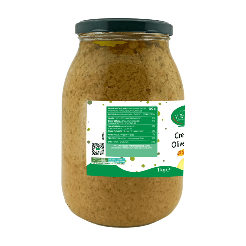 Crema di Olive Verdi XL | 1 Kg - Valle del Crati