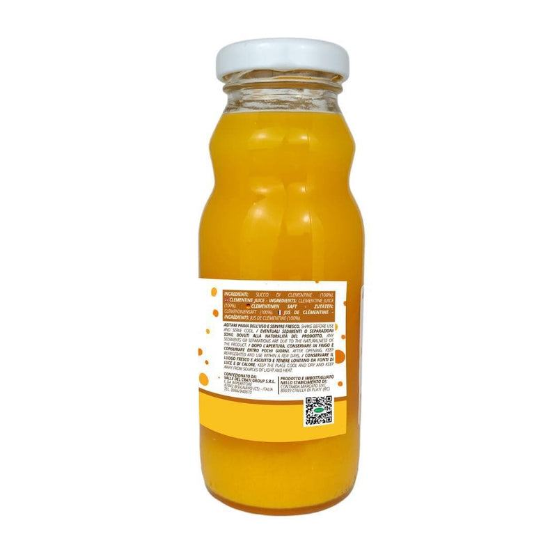 Succo di Clementine 200ml - 12 Bottiglie - Valle del Crati