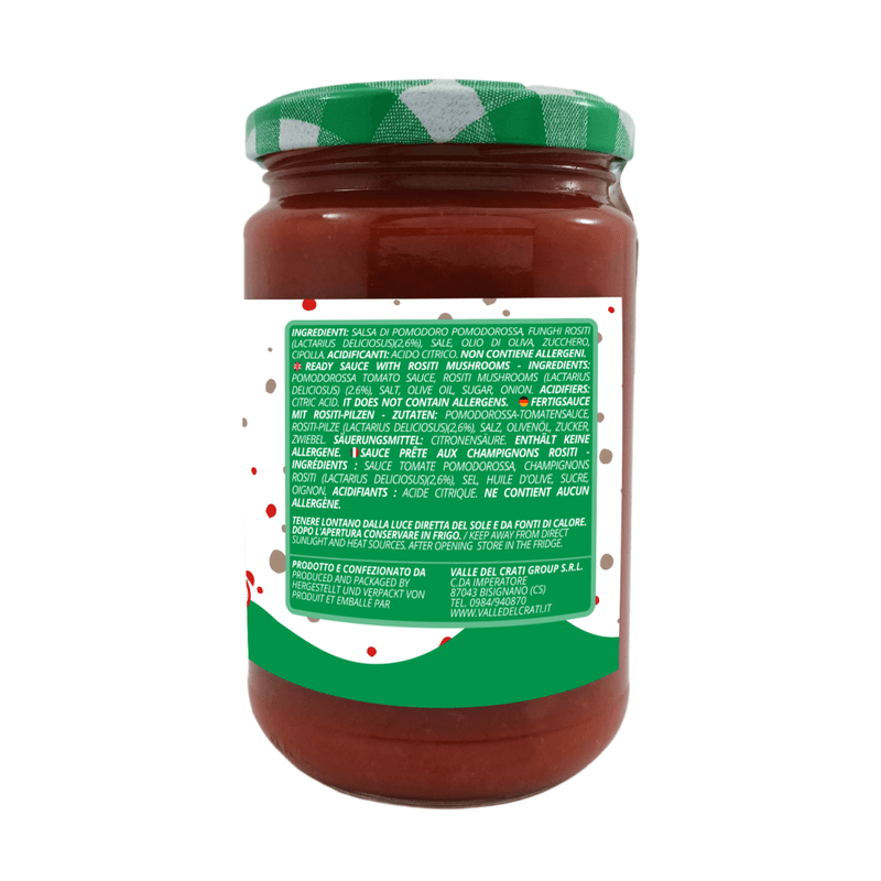 Sugo Pronto ai Funghi Rositi - Valle del Crati