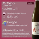 Vino Rosso Amanzio Calabria I.G.T. - Valle del Crati